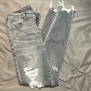 AE skinny distressed high rise